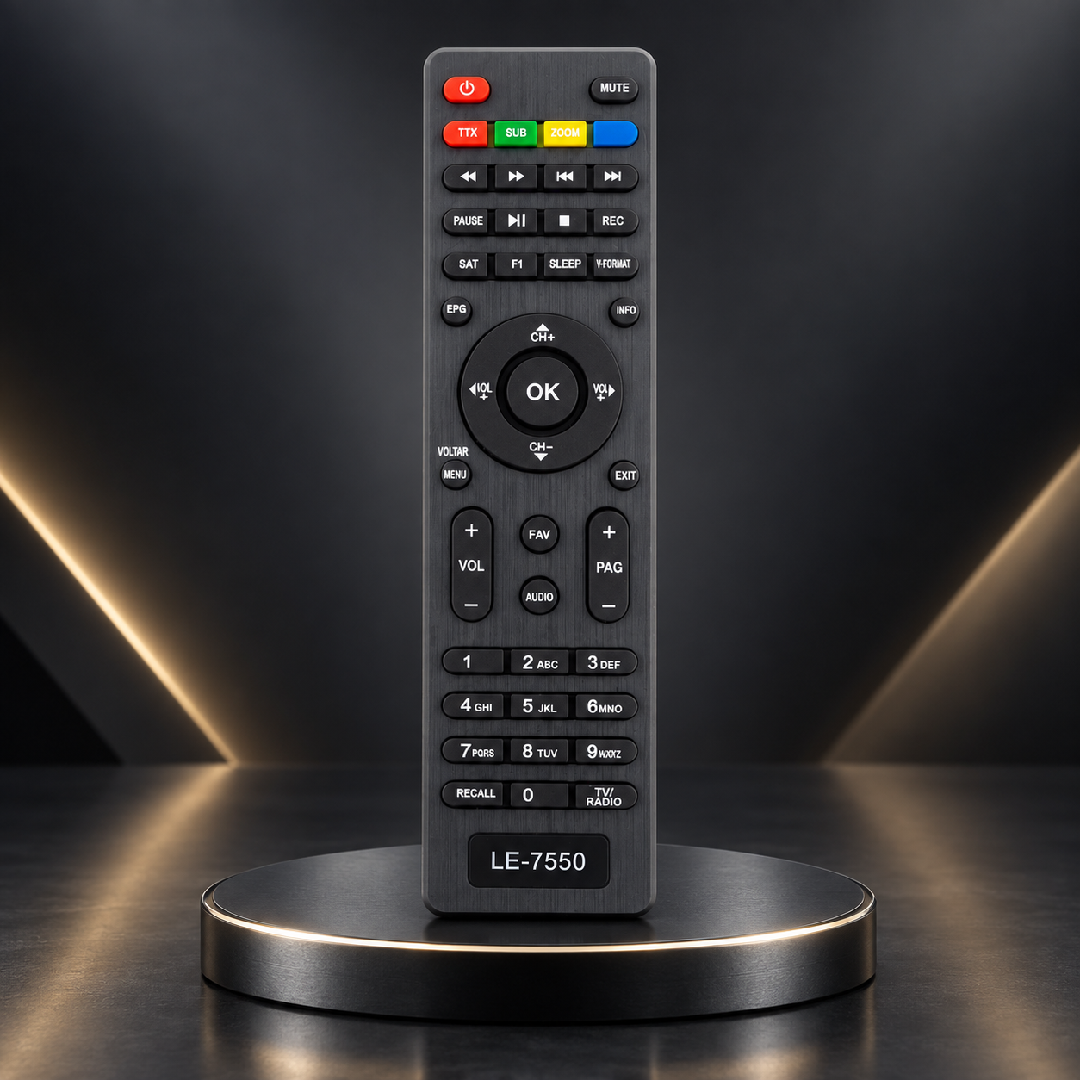 Controle Remoto Cinebox Supremo LE-7550 – Seu Controle Novo Está Aqui!