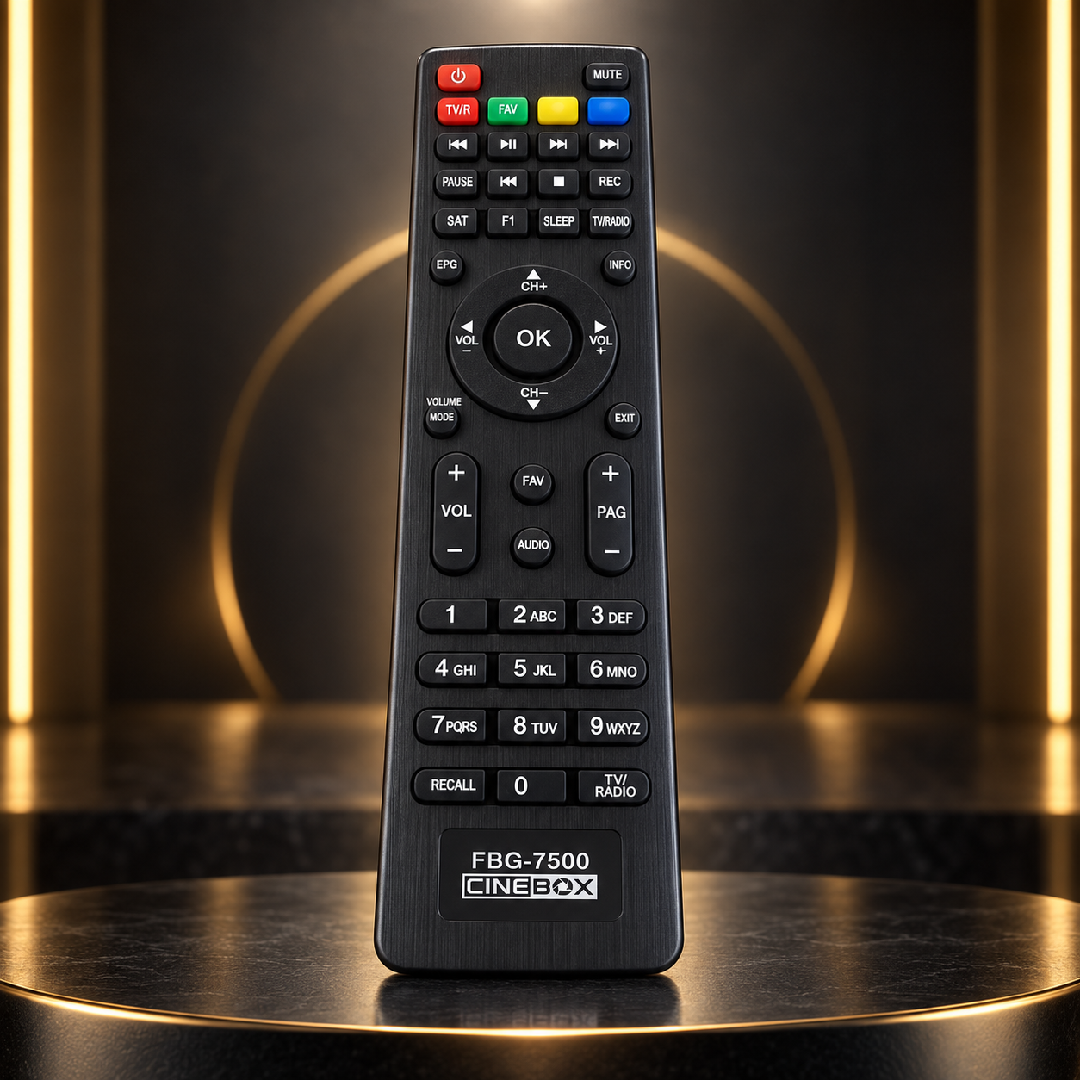 Remoto Cinebox Supremo – FBG-7500 | Garanta Já o Seu Controle!
