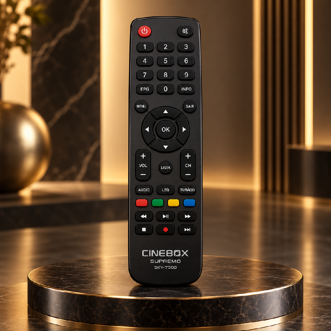 Controle Remoto Cinebox Supremo SKY-7500 – Seu Controle Novo Está Aqui!